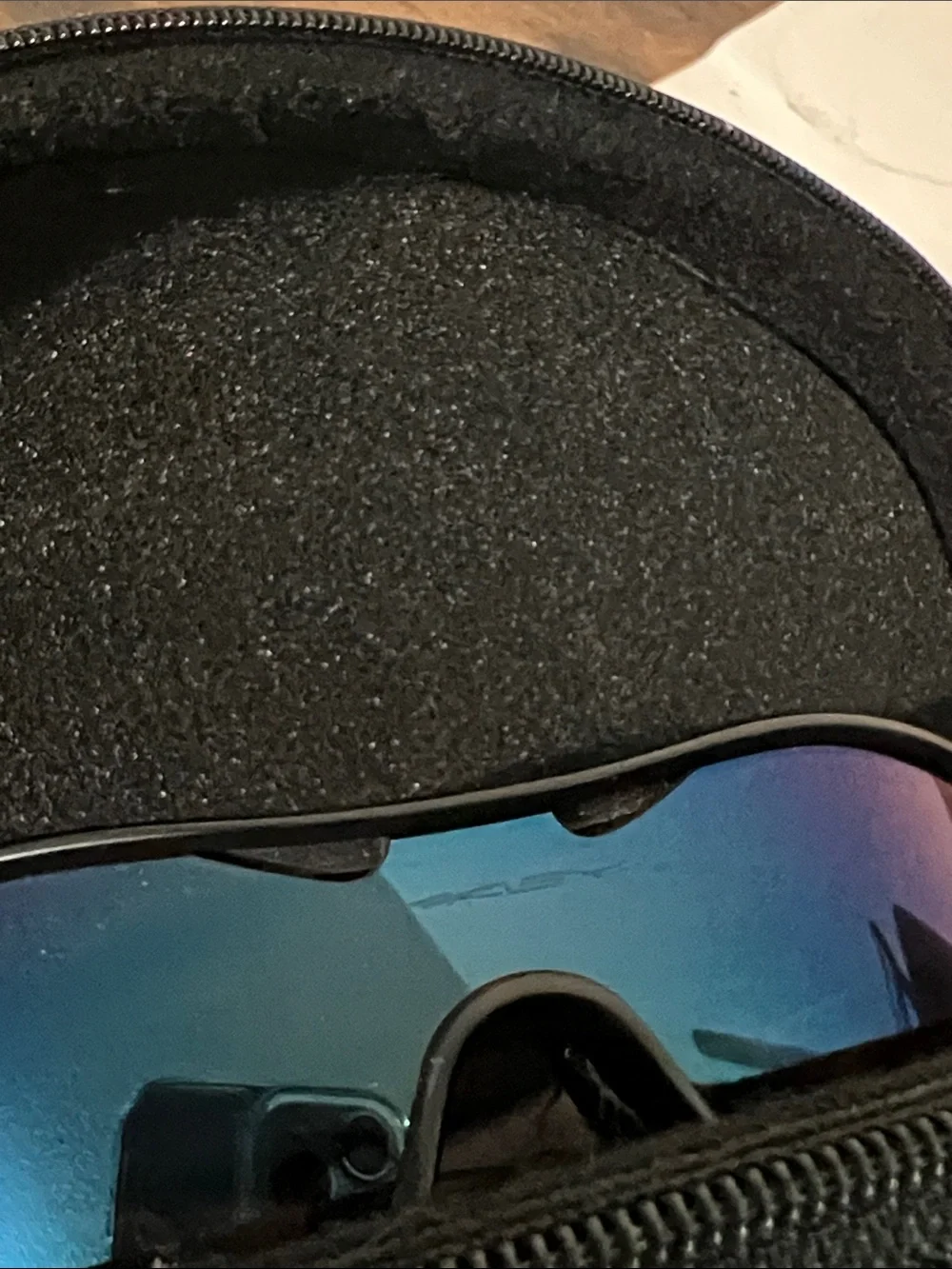 Oakley Radar Black Frame Sunglasses with Brown Lenses